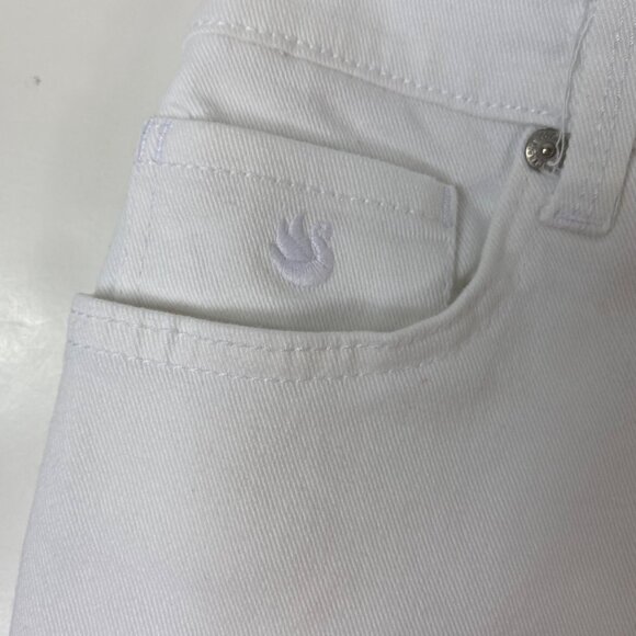 Gloria Vanderbilt Womens Amanda White Denim Classic Rise Slimming Jeans Size 4P - Picture 4 of 9